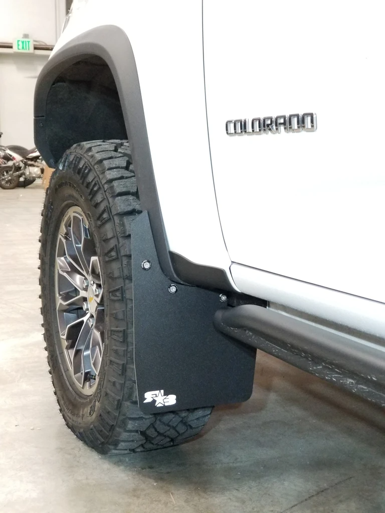 ROKBLOKZ CHEVY COLORADO ZR2 BISON MUD FLAP KIT Sportsman Light