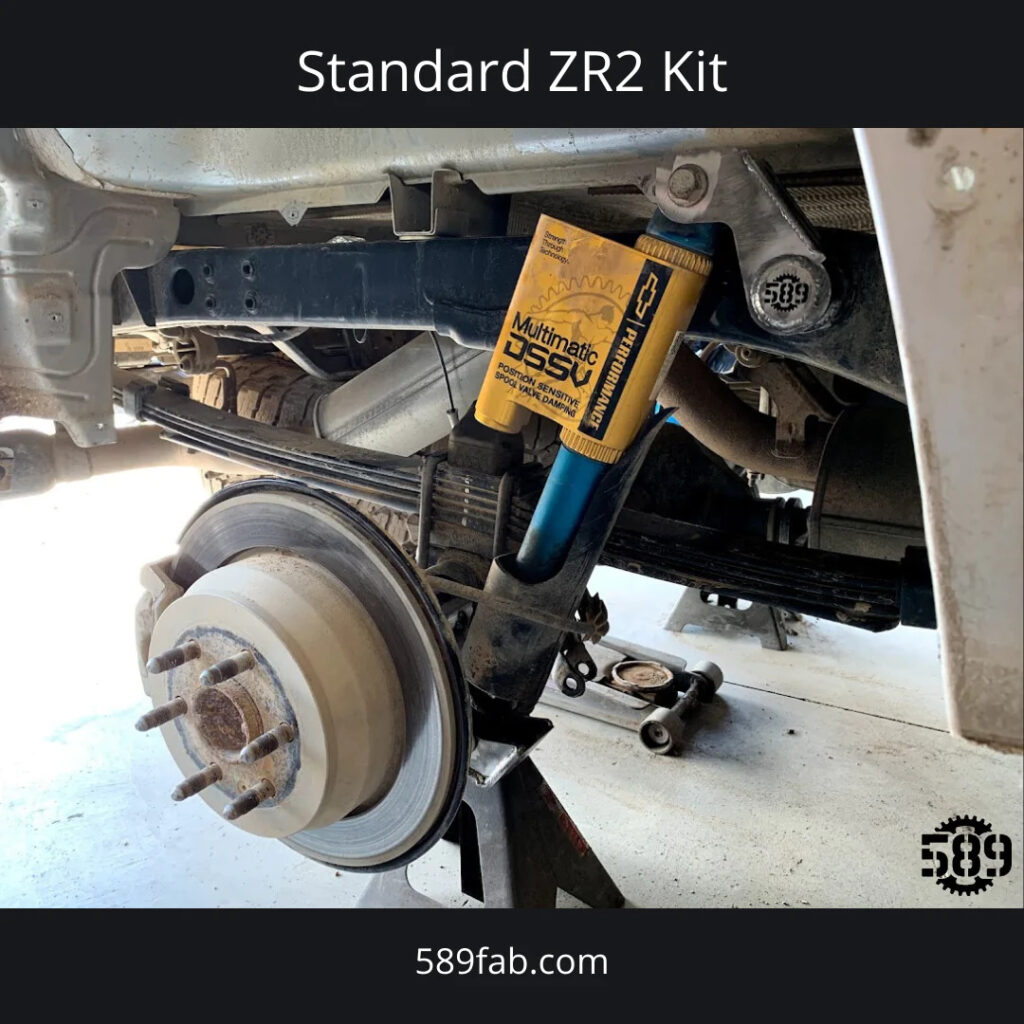 589 FAB CHEVY COLORADO ZR2/BISON REAR SHOCK RELOCATION KIT Sportsman